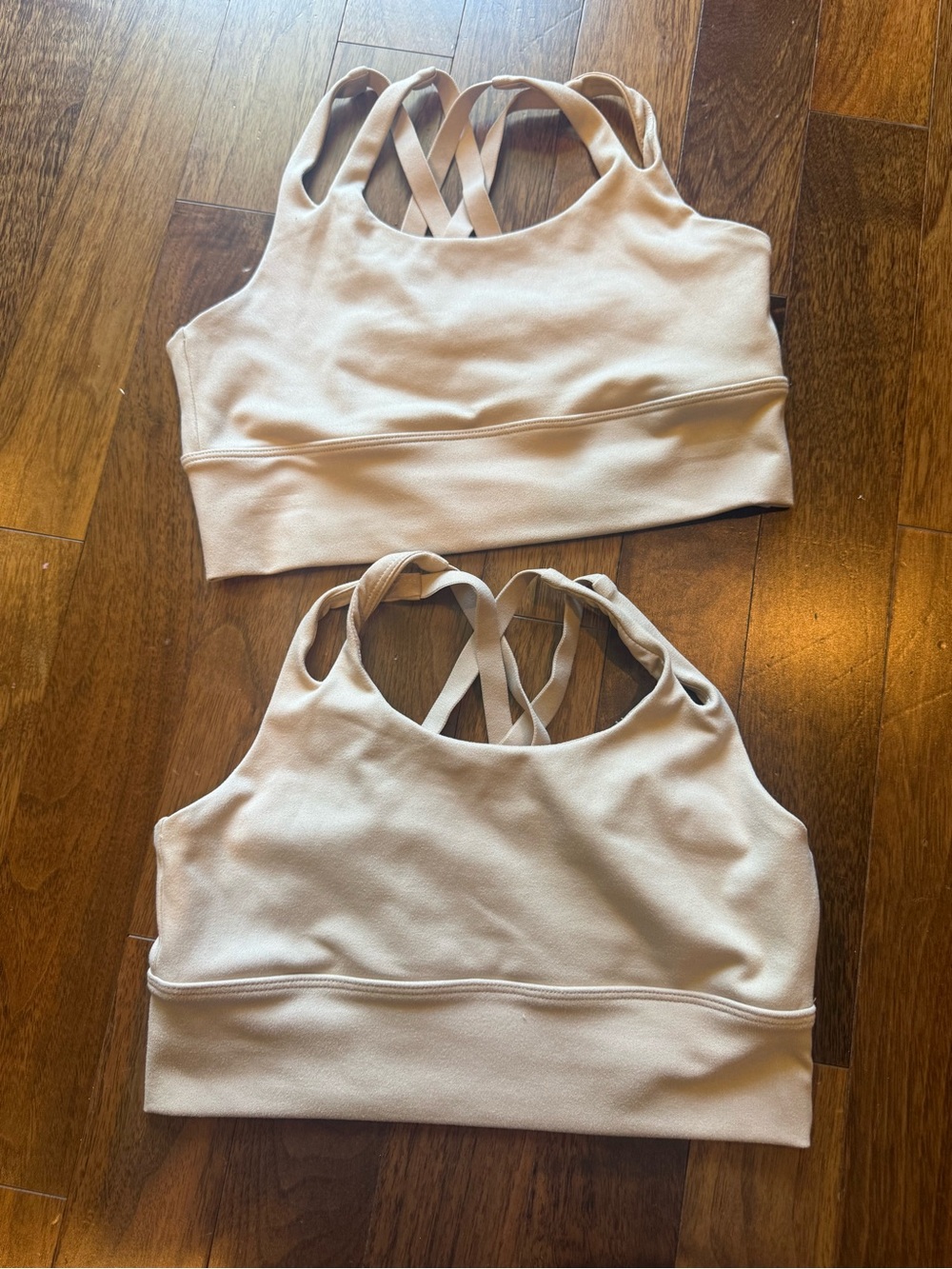 Freely Sports Bras in Light Beige